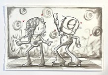 Fabio Napoleoni  Fabio Napoleoni  Boogie Shoes (Original) - Framed